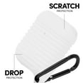 thumbnail image 4 of Case-Mate AirPods 2nd / 1st Generation Case with Carabiner Clip - Protective AirPods Gen 2 / 1 Generation Case - White, 4 of 6