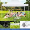 thumbnail image 6 of SANOPY 10' x 15' Heavy Duty Pop up Canopy with 4 Removable Sidewalls, Instant Commercial Tent for Party, Portable Gazebo with Sangbags, Roller Bag, White, 6 of 8