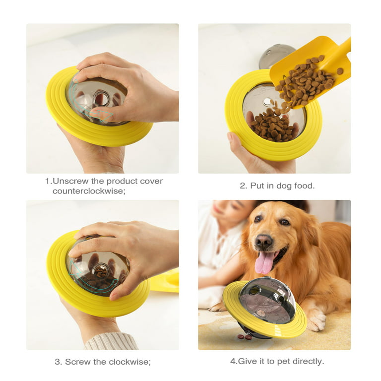 Dog Treat Ball, Interactive Food Toy,IQ Treat Dispensing Dog Toys