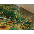 thumbnail image 3 of Ambesonne Sunflower Quilted Coverlet 3 Pcs, Flower Field at Sunset, King Size, Multicolor, 3 of 4