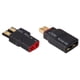 thumbnail image 3 of 2 juegos sin cables enchufe a adaptador de conector T-Plug para accesorios negro perfke Adaptador inalámbrico, 3 of 4