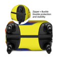 thumbnail image 4 of Cute Anime Cartoon Minions Travel Suitcase Protective Cover Trunk Case Washable Elastic Luggage Cover Fits Medium Suitcase Protector Baggage With Concealed Zipper Gifts, 4 of 5