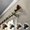 Antique Brass, variant on Central Design 4881-994 0.812 in. Dia. Kira Curtain Rod, Antique Brass - 120-170 in.