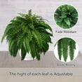 Loliuicca Artificial Boston Fern Realistic Fake Plants Faux Bushes