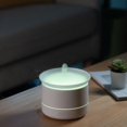 thumbnail image 2 of Lierteer 200ml essential oil diffuser, small diffuser with 7 color lights for home office White, 2 of 8