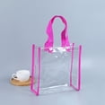 thumbnail image 2 of Avolia Clear Tote Bags 12 x 12 x 6 Inch Large Clear Plastic Tote Bag with Handles for Work Sports, 2 of 3