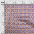 thumbnail image 1 of oneOone Polyester Lycra Fabric Paisley Ikat Printed Craft Fabric BTY 56 Inch Wide, 1 of 4