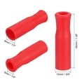 thumbnail image 2 of 16uds Cubiertas de Pajitas de Silicona Suaves Reutilizables Rojo Unique Bargains, 2 of 7