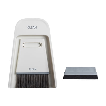 Arealer Dustpan and Brush Set Soft Bristles Brush Window Squeegee Hand Broom Lightweight Brush for Home Kitchen Office Floor Cleaning Tool Kit