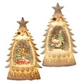 thumbnail image 3 of Glowing Christmas Tree Snow Globe Lantern - Enchanting Holiday Decor!, 3 of 8
