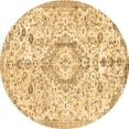 thumbnail image 1 of Ahgly Company Indoor Round Persian Brown Traditional Area Rugs, 4' Round, 1 of 4