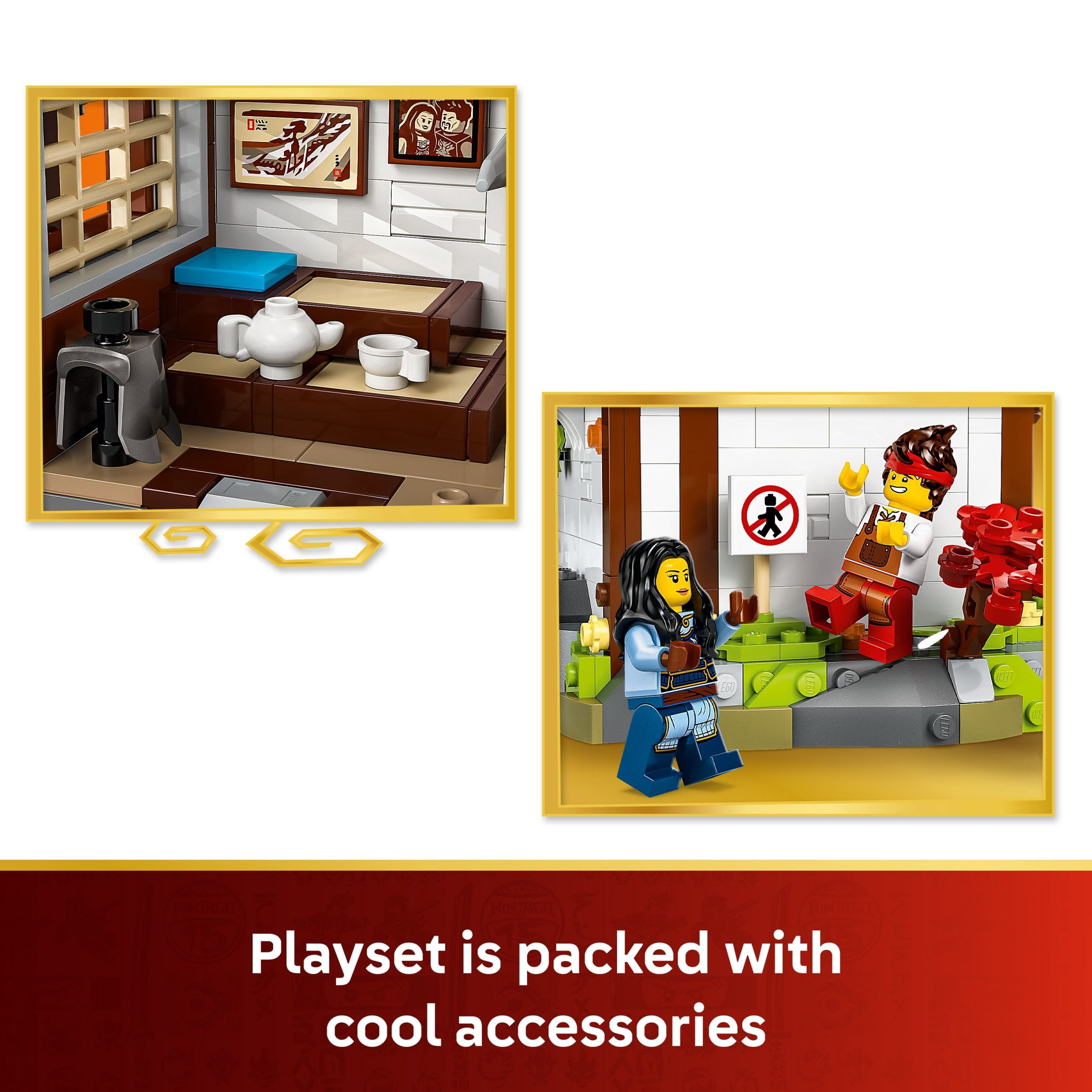 LEGO NINJAGO Four Weapons Blacksmith Set, 71858, 1259 Pieces