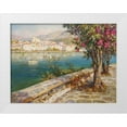 thumbnail image 1 of Obuchovsky, Yury 18x15 White Modern Wood Framed Museum Art Print Titled - Oleanders in Kadakes, 1 of 4