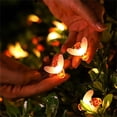 thumbnail image 3 of Fiudx Guirnalda de Luces Solares con Forma de Abeja, Decoración para Jardín Exterior, 20 Led, Luz Blanca Cálida, Fácil Instalación, Ideal para Decorar Árboles y Flores, Iluminación Ecológica., 3 of 6