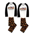 thumbnail image 2 of LuLiaMenton Couples Halloween Pajamas Set, It's Spooky Season Print PJs, Long Sleeve Matching Sleepwear for Women Men, Womens 2XL, 2 of 5