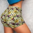 thumbnail image 4 of Lsque Lilies Flowers Pattern High Waisted Biker Shorts for Women-Tummy Control Fitness Athletic Workout Running Yoga Gym Shorts,Moisture-Wicking-Small, 4 of 9