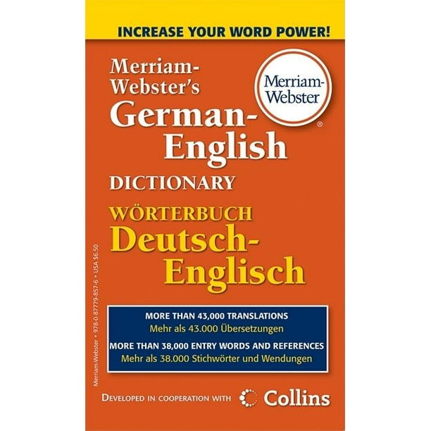 Merriamster's GermanEnglish Dictionary (Paperback)