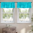 thumbnail image 2 of LALILO Kitchen Curtain Valance Autumn Forest Light Forest Rod Pocket Window Curtain 52"x 18" Set of 2, 2 of 7
