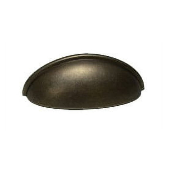 Residential Essentials 10204AP Cabinet Cup Pull - Aged Pewter