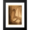 thumbnail image 2 of Edvard Munch 11x14 Black Modern Framed Museum Art Print Titled - The Girl at the Window (1994), 2 of 5
