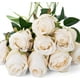 thumbnail image 3 of XmhyTop 10 rosas artificiales de tallo largo, rosas de seda falsas para ramo de boda, decoración del hogar (amarillo), 3 of 5