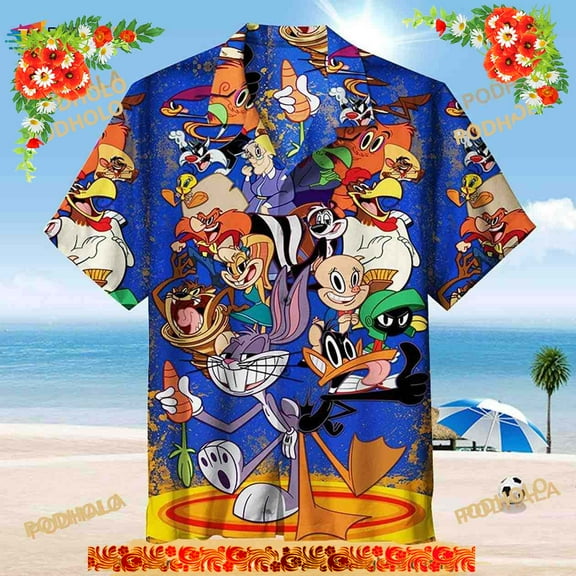Bugs Bunny Hawaiian Shirt, The Most Popular Rabbit In The World Universal Button Shirt