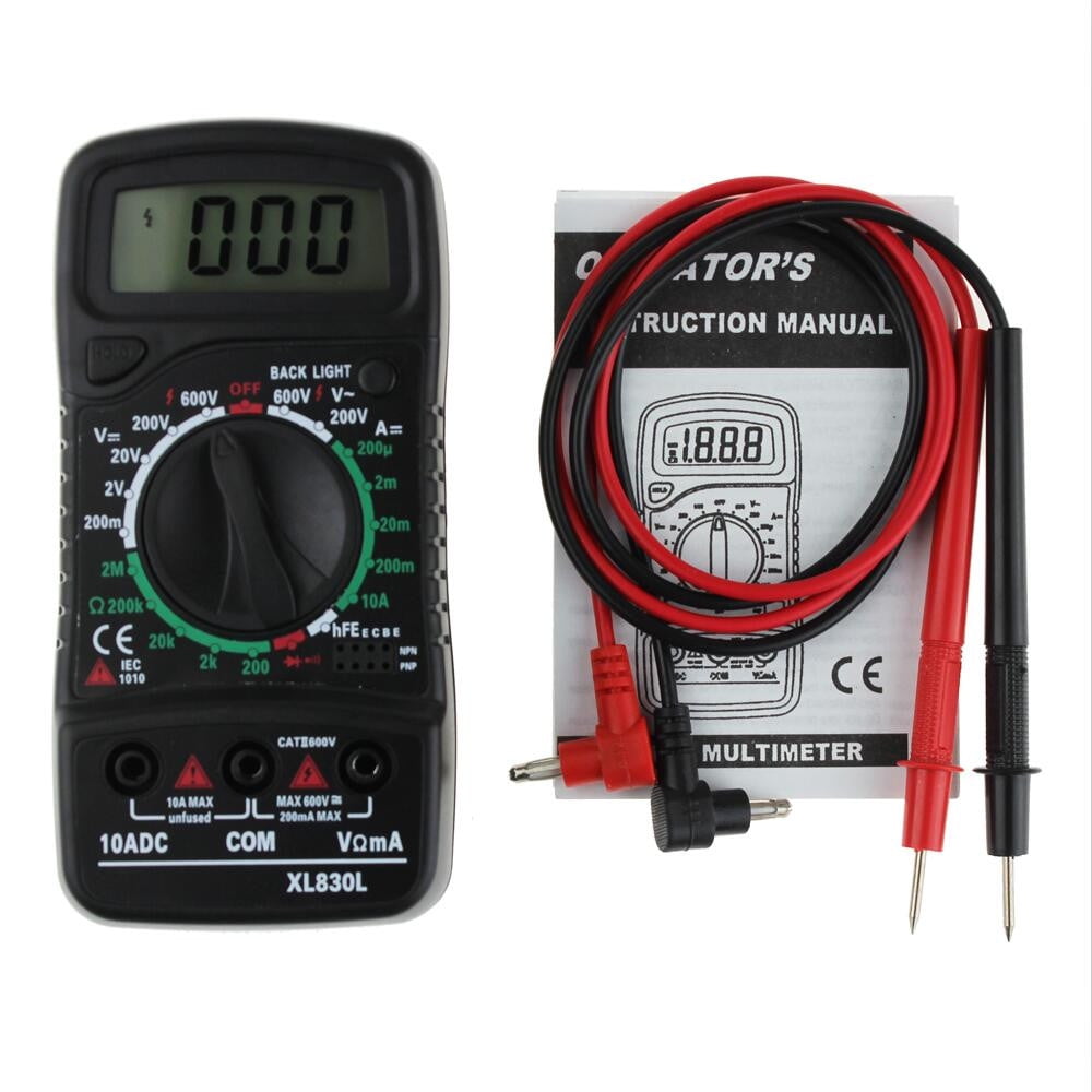 Winter Savings Clearance! SuoKom XL-830L Handheld LCD Digital Multimeter 3 1/2 Voltmeter Ohmmeter Multitester F7