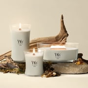 WoodWick Medium Hourglass Scented Candle, Fireside, 9.7 oz