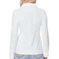 thumbnail image 2 of Women Regular‑Fit Long‑Sleeve Button‑Up Office Blouse, Versatile Neutral‑Tone Work and Daily Tops, 2 of 18