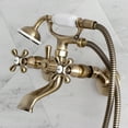 thumbnail image 3 of Kingston Brass Victorian Wall Mount Clawfoot Tub Faucet, 3 of 7