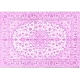 thumbnail image 1 of Ahgly Company Indoor Rectangle Medallion Pink Traditional Area Rugs, 7' x 9', 1 of 1