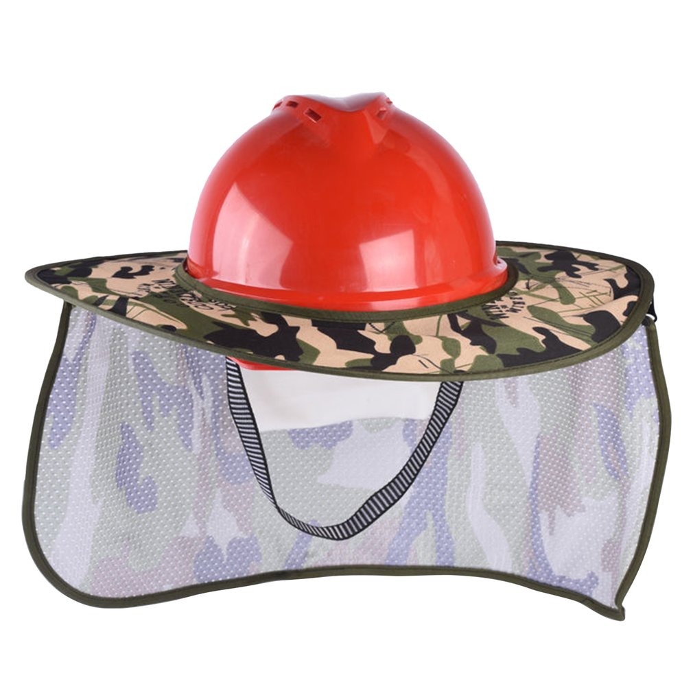 Sun Hat For Safety Helmet Wide Brim 