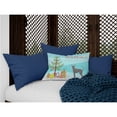 thumbnail image 3 of Carolines Treasures CK3438PW1216 Abyssinian or African Hairless Dog Christmas Tree Canvas Fabric Decorative Pillow, 12H, 3 of 4