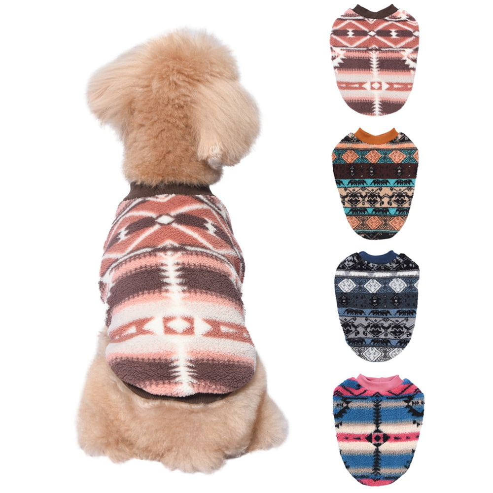 Xmarks Fleece Dog Sweaters Winter Warm Dog Fleece Vest Cute