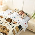 thumbnail image 3 of Catabedysis Camper Deer Print Twin Comforter Sets,Brown Cartoon Rv Bedding Set For Boys,Multicolor,Polkadot Reversible,2-Piece,1 Comforter and 1 Pillowcase, 3 of 7