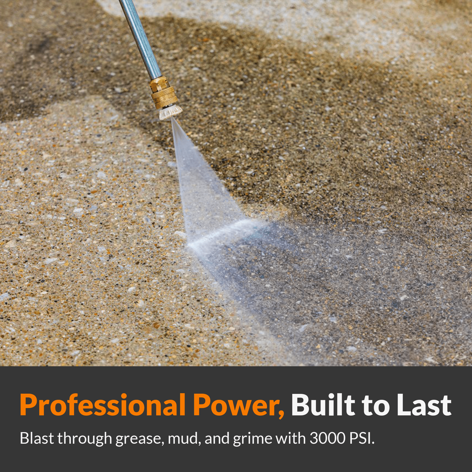 BluShield HumpBack 3000PSI All-in-One Pressure Washer System, Auto-Retractable Hose Reel, Industrial Pump, Accessories