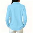 thumbnail image 6 of Polo Shirts for Women Casual Golf Collared Long Sleeve Fall Tops Business Casual Tees, S, 6 of 6