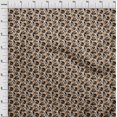 thumbnail image 4 of oneOone Cotton Flex Light Brown Fabric Abstracts Craft Projects Decor Fabric Printed By The Yard 40 Inch Wide, 4 of 5