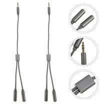 DEEPCRAFF 2-Pack Headphone Cable 3.5mm Audio Extension Cord for Headphones and Earphones
