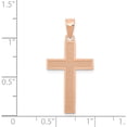 thumbnail image 5 of 14K Rose Gold Cross Pendant (31.5 X 15) Made In United States k4977, 5 of 6