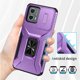 thumbnail image 4 of Funda para GANGXUN Motorola Moto G 2023 5G - Soporte metálico, Función magnética, Morado, 4 of 5