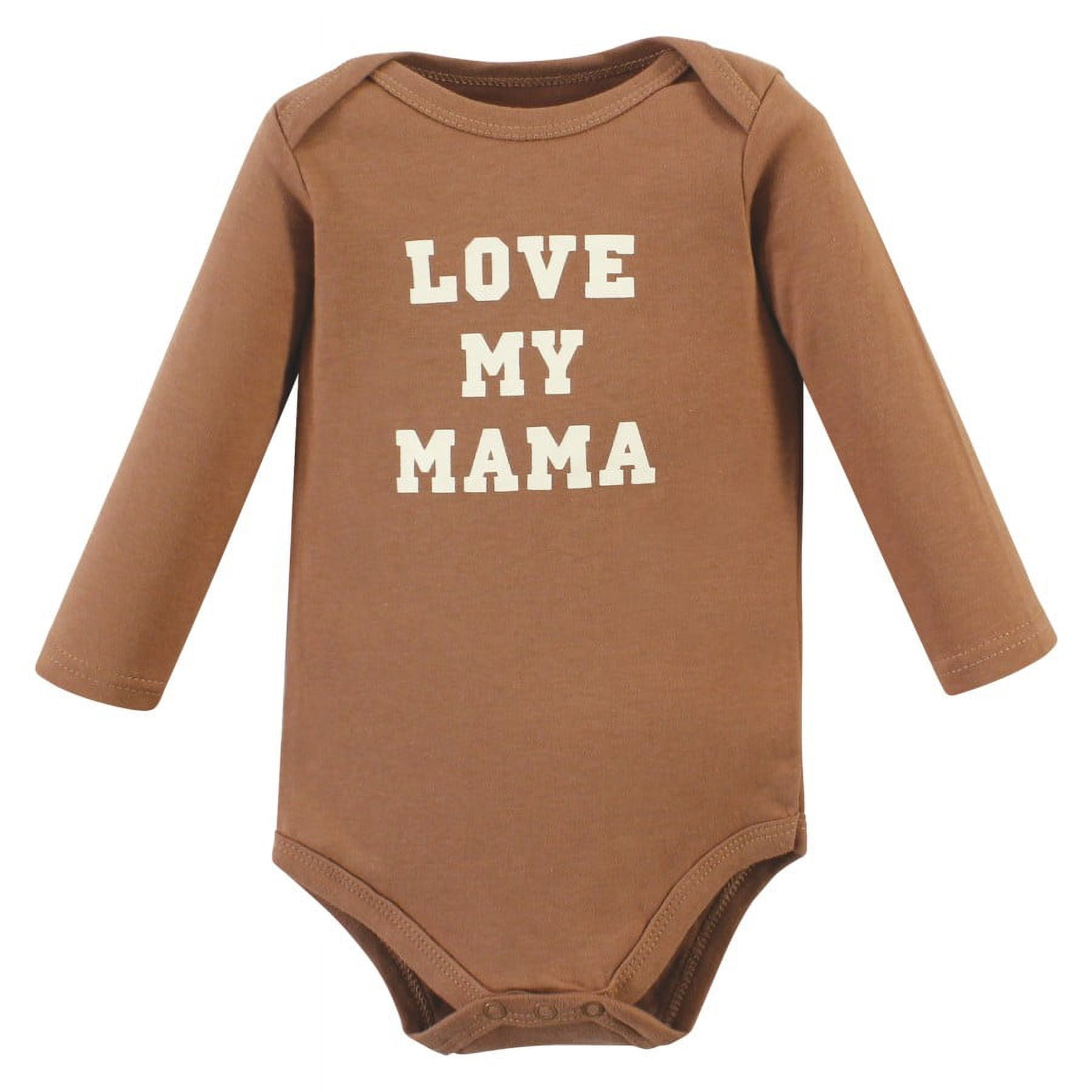 Hudson Baby Cotton Long-Sleeve Bodysuits, 3- Pack, Newborn- 24 Months
