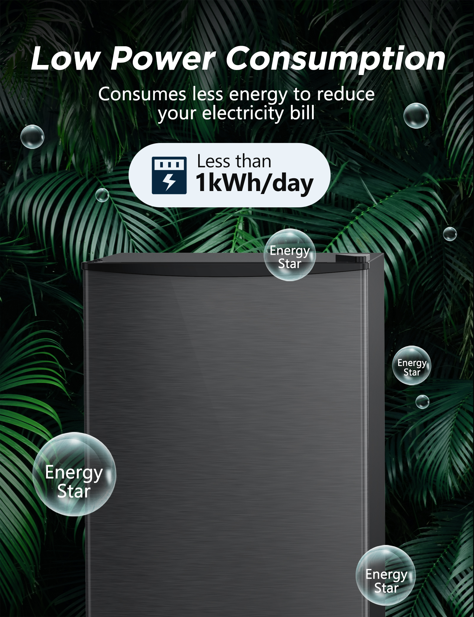 TaoTronics Mini Fridge with Freezer, 3.3 Cubic feet, Nepal Ubuy