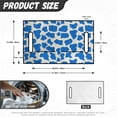 thumbnail image 7 of Whosucclay Blue Cow Print Golf Cart Seat Blanket, Anti-Scratch 4 Storage Pockets Golf Cart Seat Protector for More 2 Person Seats Wear-Resistant Cover, 52.36"x 32.28", 7 of 7