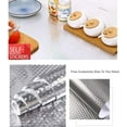 thumbnail image 2 of Nvzi Pegatinas de papel tapiz para salpicadero de cocina, papel de contacto de aluminio despegable y adherible, autoadhesivo, resistente al calor, para pared, 2 of 5