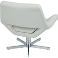 thumbnail image 4 of OSP Home Furnishings Yield White Faux Leather 31" Wide Chair, 4 of 4