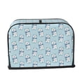 thumbnail image 2 of Gaeub blue Scarf Bear Print 2 Slice Toaster Cover, Toaster Bags,Small Appliance Toaster Cover for Kitchen,Toaster Oven Dustproof Cover, 2 of 7