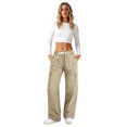 thumbnail image 6 of DORKASM Cargo Pants for Women 28"/30" Lightweight Quick Dry Casual Travel Pants Work Hiking Outdoor Trousers with Pockets Khaki L, 6 of 6