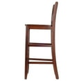 thumbnail image 3 of Winsome Wood Victor 30" V-Back Bar Stool, Set of 2, Walnut Finish, 3 of 7
