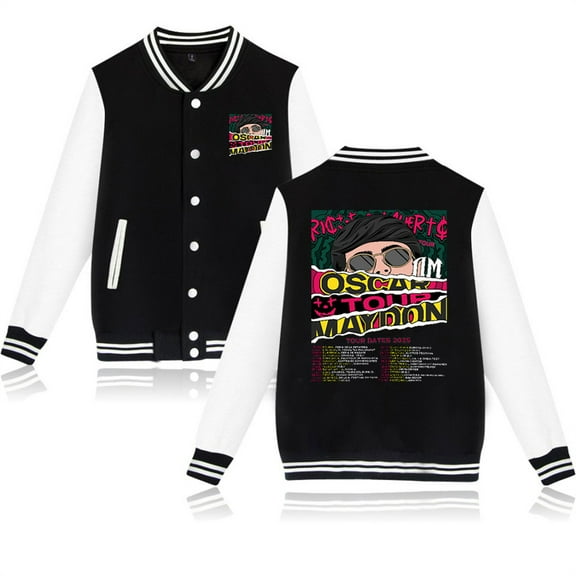 Oscar Maydon Tour 2025 Jackets Casual Fashion Baseball Uniform Cool Longsleeve Coat